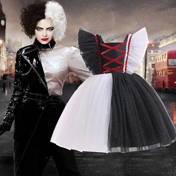 Cruella Deville Inspired Costume Dress