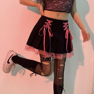 Sweet Gothic Academia Skirt