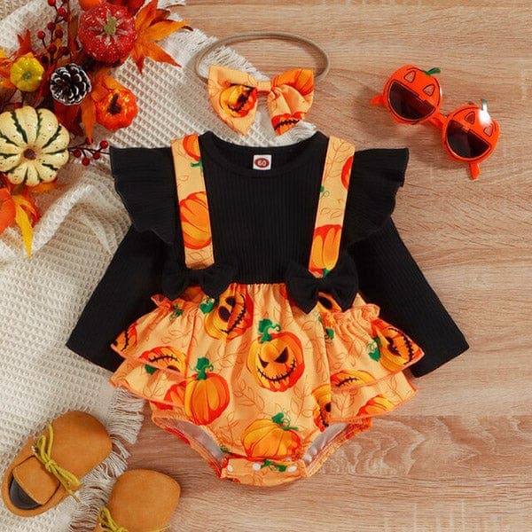 Bootiful Halloween Baby Romper