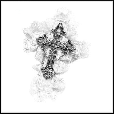 Crucifix Lolita Hair Pin