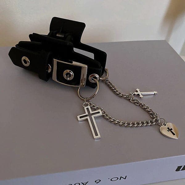 Punk Belt Hair Claw Clip