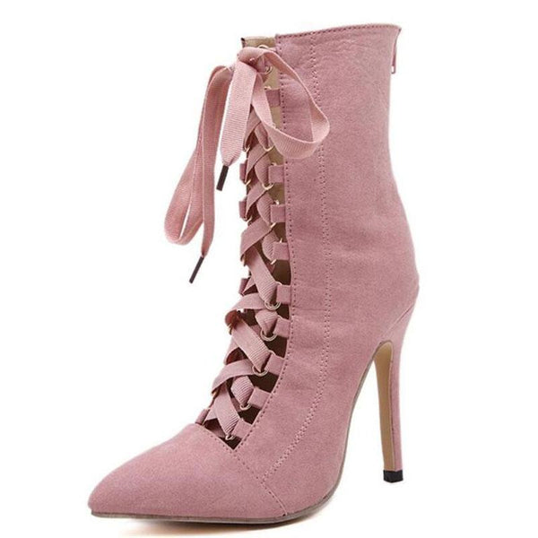 Flashy Gladiator High Heel Boots