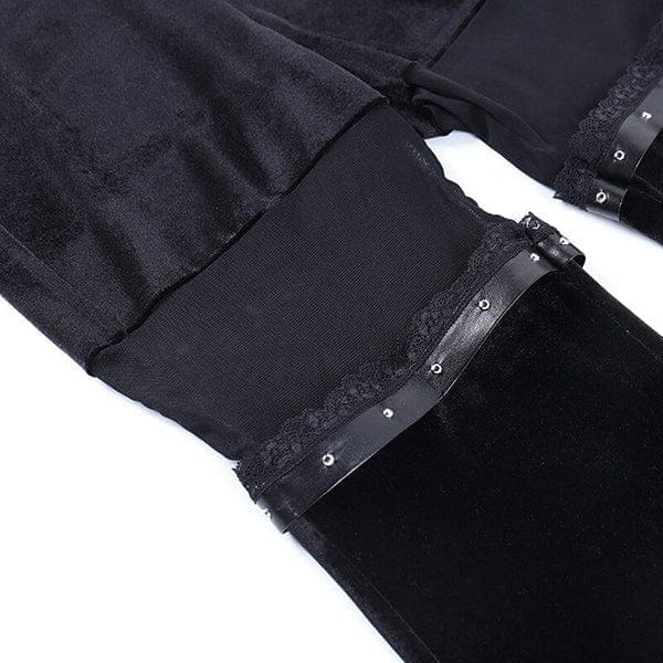 Dark Vixen Velvet Flare Pants