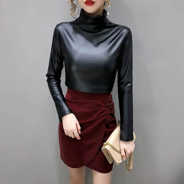 Winter Gothic Leather Shirt