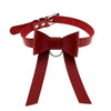 Bowknot Leather Choker