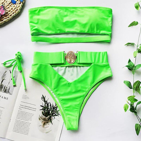 Hollow Belt Swimsuit