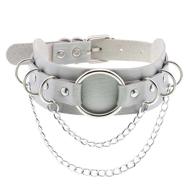 Lawbreaker Punk Leather Choker