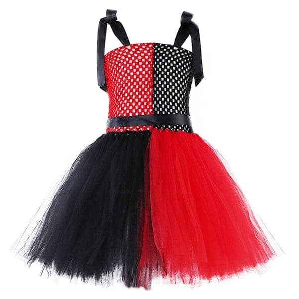 Harley Quinn Inspired Girls Tutu Dress