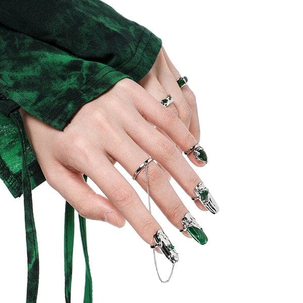 Fashion Armor Nail Ring Set