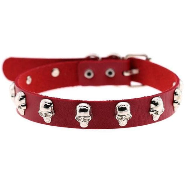 Cursed Skull Choker Necklace