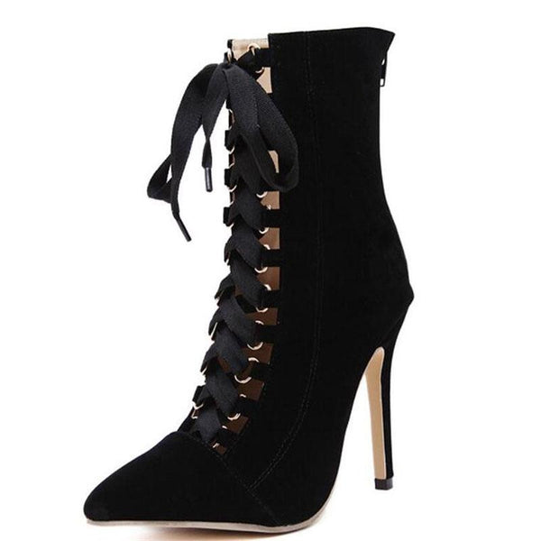 Flashy Gladiator High Heel Boots