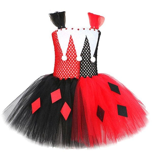 Harley Quinn Inspired Girls Tutu Dress