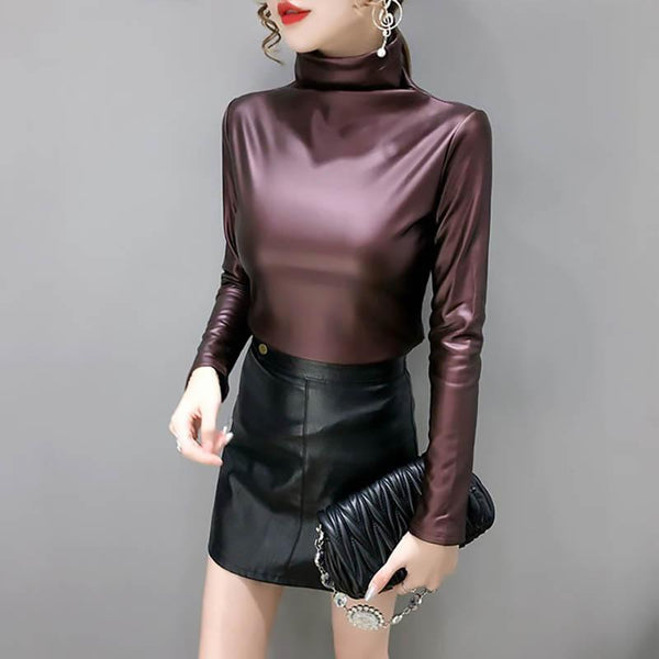 Winter Gothic Leather Shirt