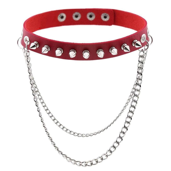 Emo Punk Chained Choker