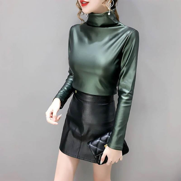 Winter Gothic Leather Shirt