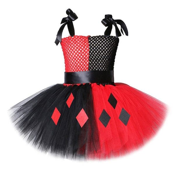 Harley Quinn Inspired Girls Tutu Dress