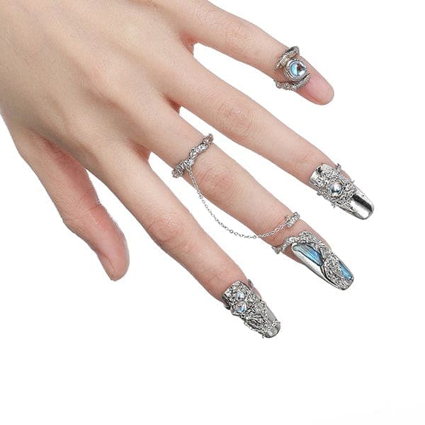 Fashion Armor Nail Ring Set