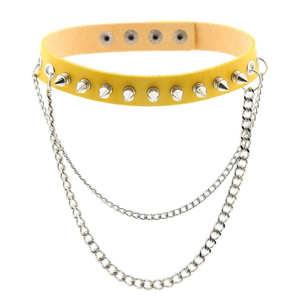 Emo Punk Chained Choker