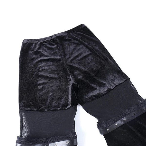 Dark Vixen Velvet Flare Pants