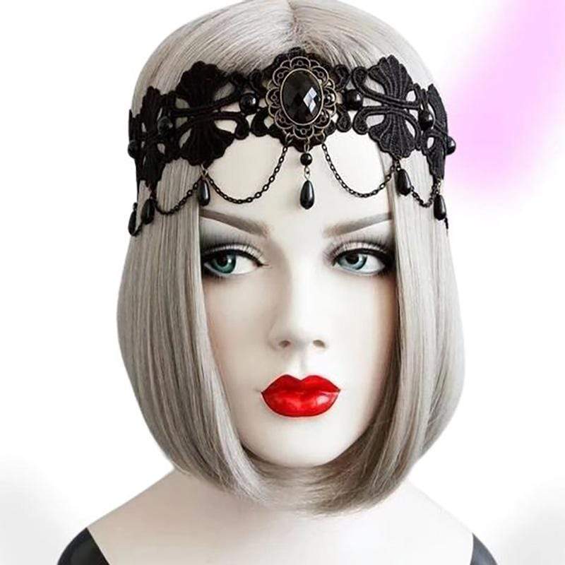 Aurora Punk Vintage Lace Headband