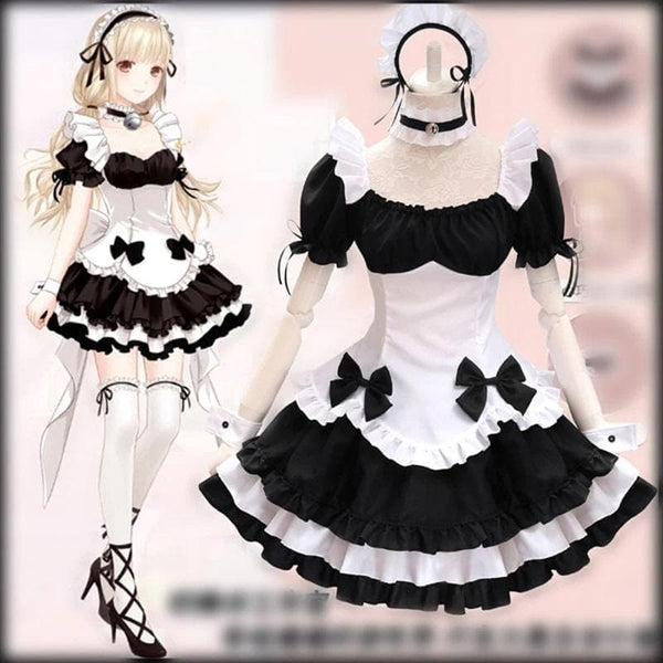 French Maid Cosplay Costume