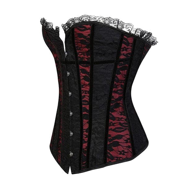 Dark Lace Overbust Corset