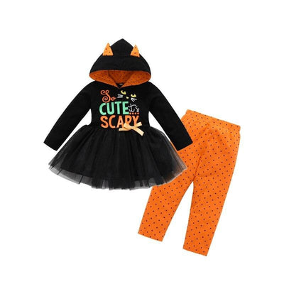 Cute & Scary Cat Halloween Outfit