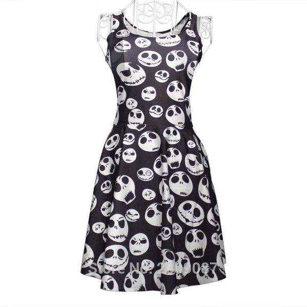 Got The Tea Polka Skull Dress