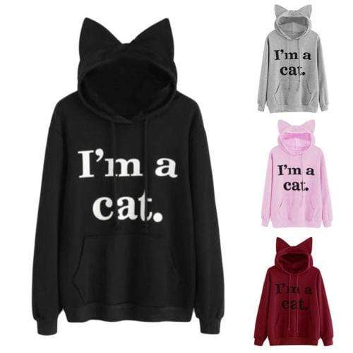 I am a cat clearance hoodie