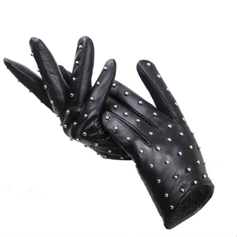 Gothic Winter Rivet Gloves