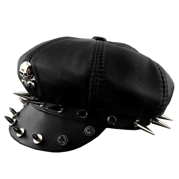 Steampunk Biker Skull Hat