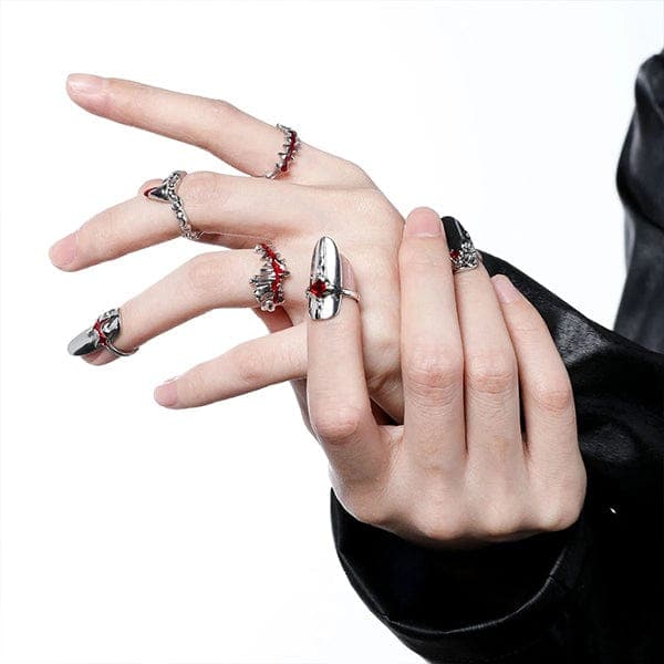 Fashion Armor Nail Ring Set