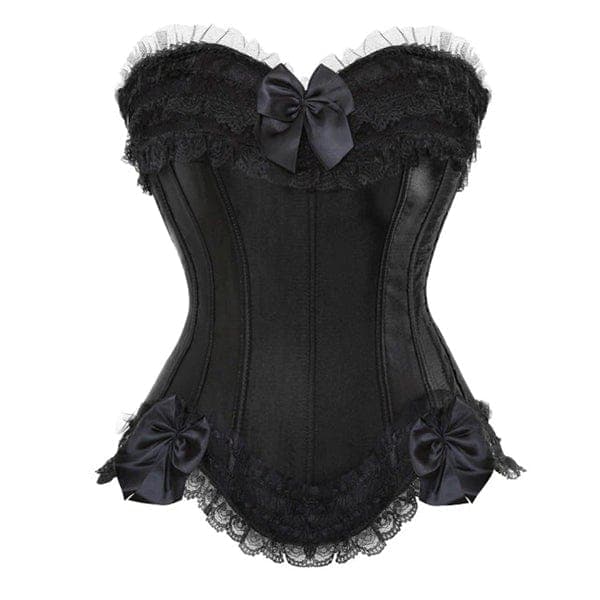 Goth Duchess Satin Overbust Corset