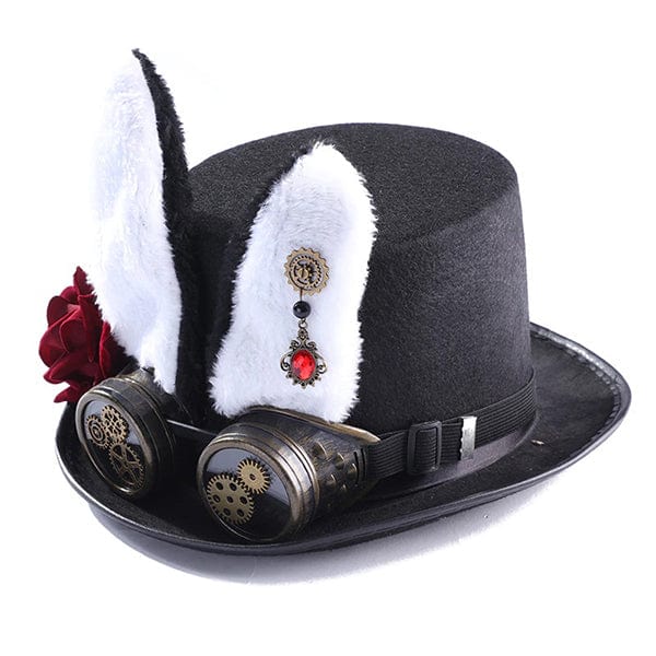 Rabbit Steampunk Top Hat