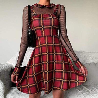 Tartan Checkered Plaid Dress