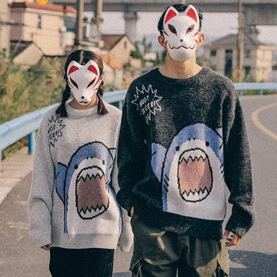 Shark Attack Knitted Sweater