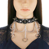 Chain of Guilt Leather Choker