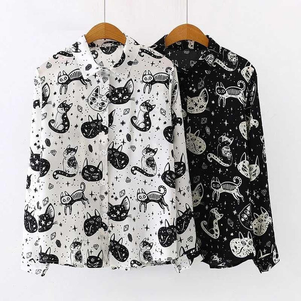 Felicia Cat Blouse