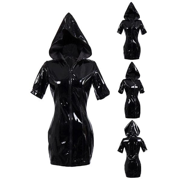 Fetish Dream Hooded Mini Dress