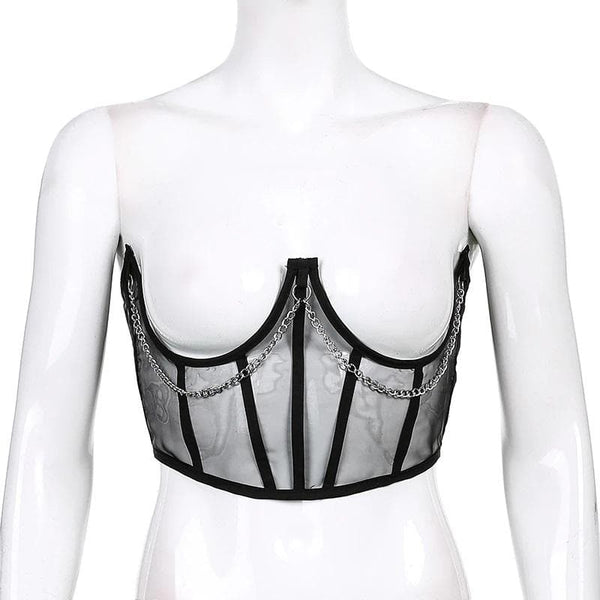 Black Hollow Fashion Corset