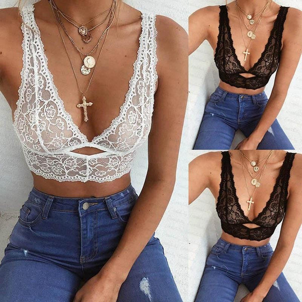 Vivian Floral Lace Bra