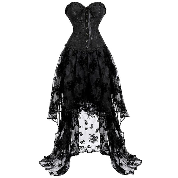 Witch Bride Overbust Corset Dress