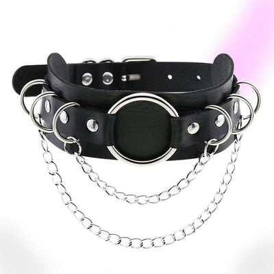 Lawbreaker Punk Leather Choker