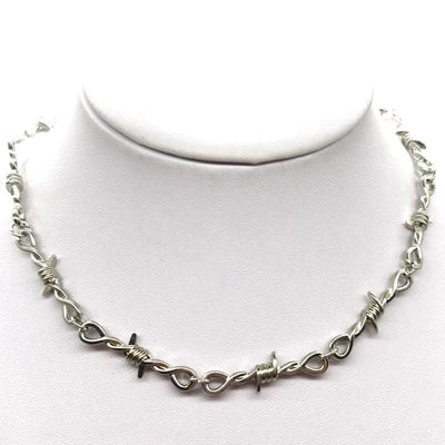 Barbed Wire Choker Necklace