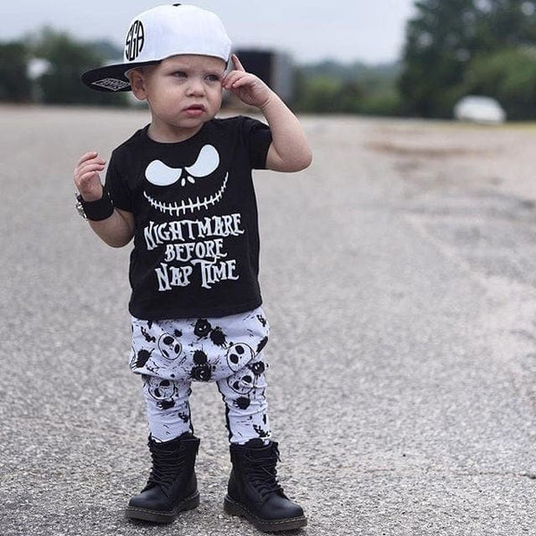 Nightmare Before Naptime Baby Outfit