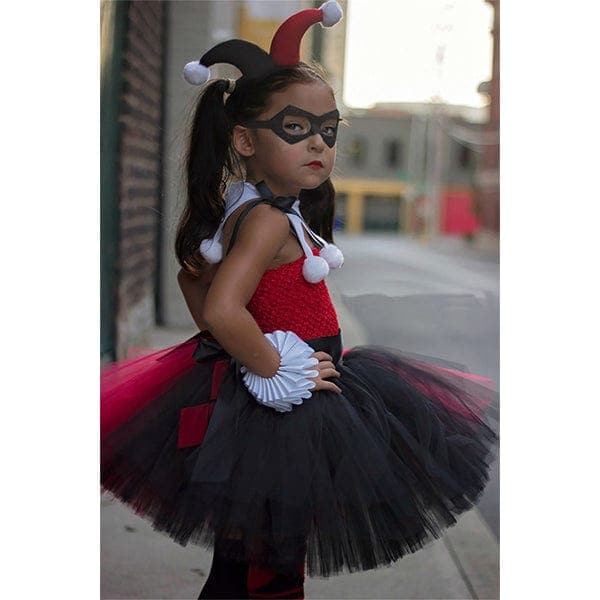 Harley Quinn Inspired Girls Tutu Dress