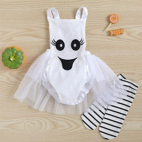 Ghostling Pumpkin Baby Rompers