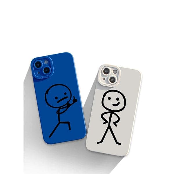 Comic Stickman Phone Case