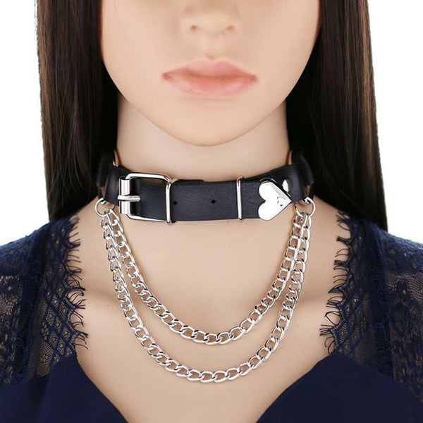 Bad Girl Gothic Choker Necklace