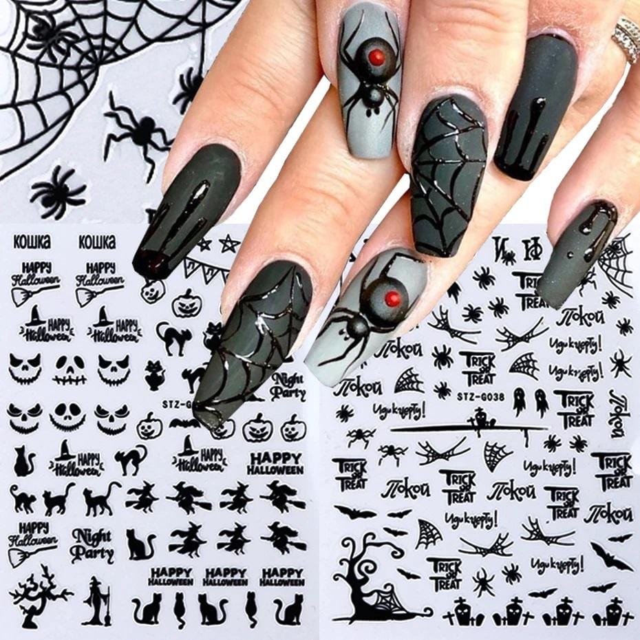 Night Creepers Nail Art Stickers